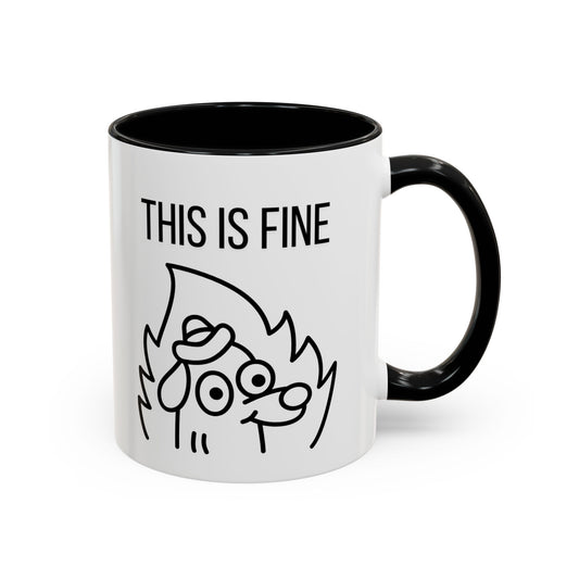 This is Fine Meme - Tasse (bunt)
