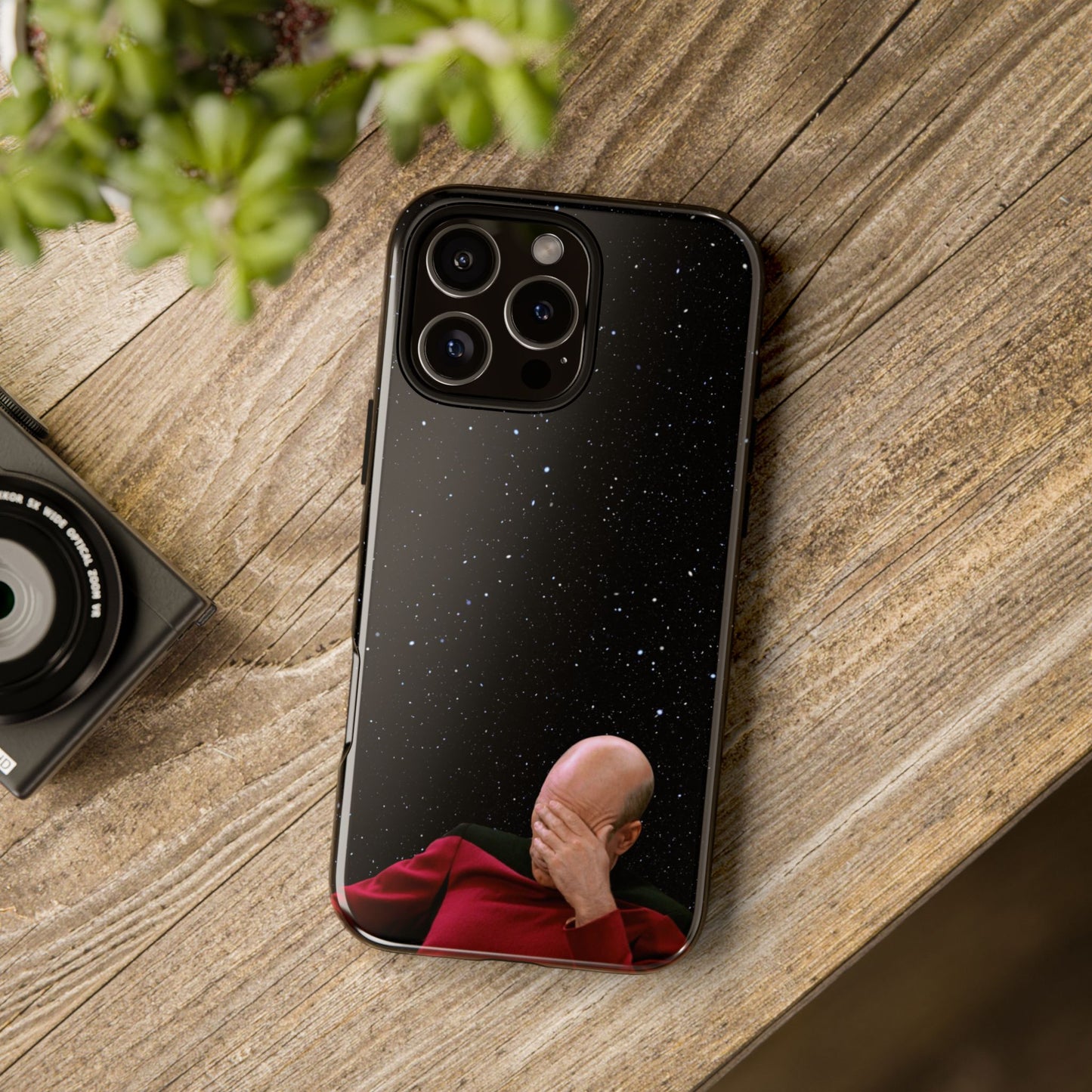 Piccard facepalm meme Handyhülle - tough case