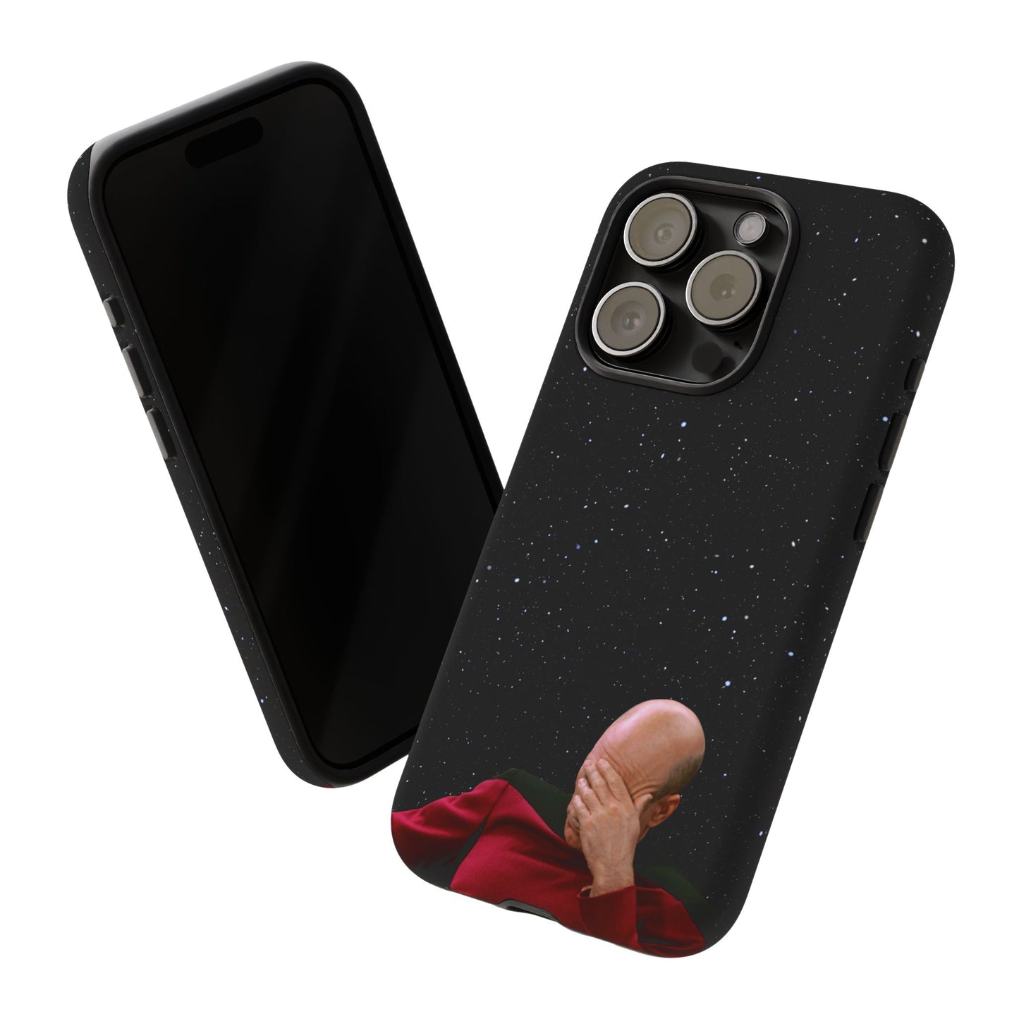 Piccard facepalm meme Handyhülle - tough case