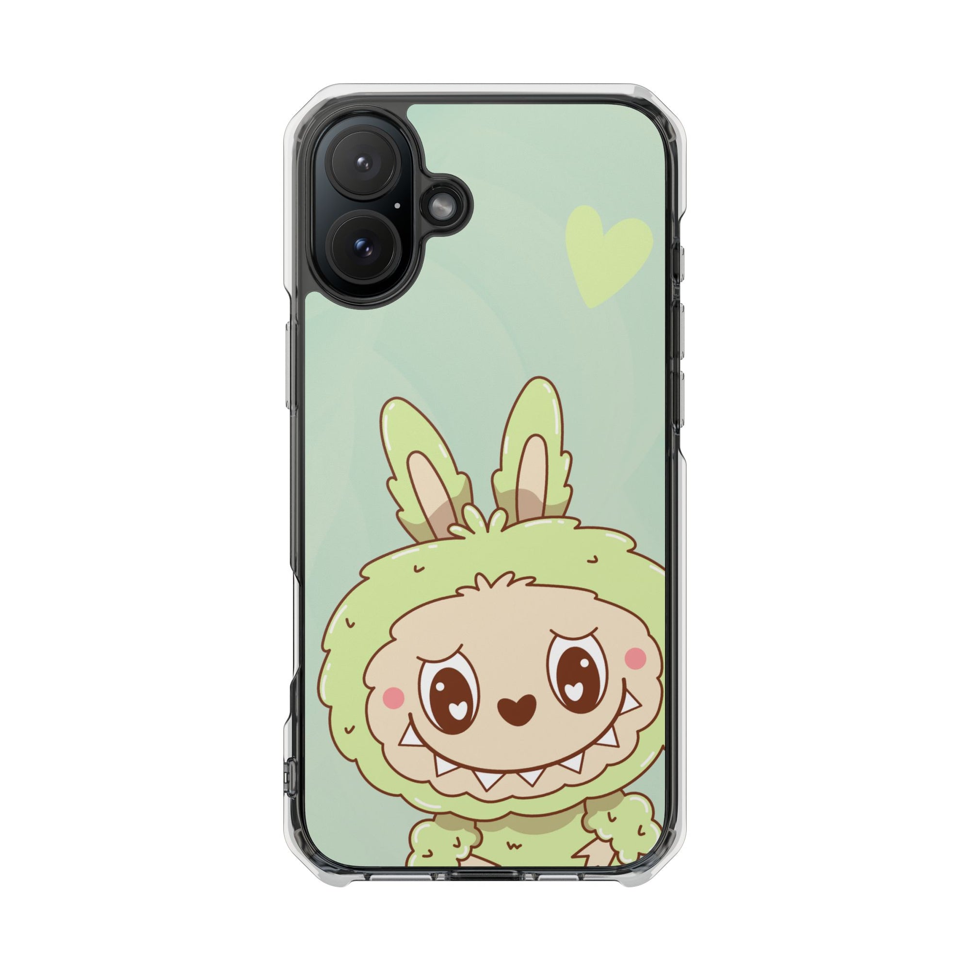 Labubu grün iPhone Handyhülle - magnetisch