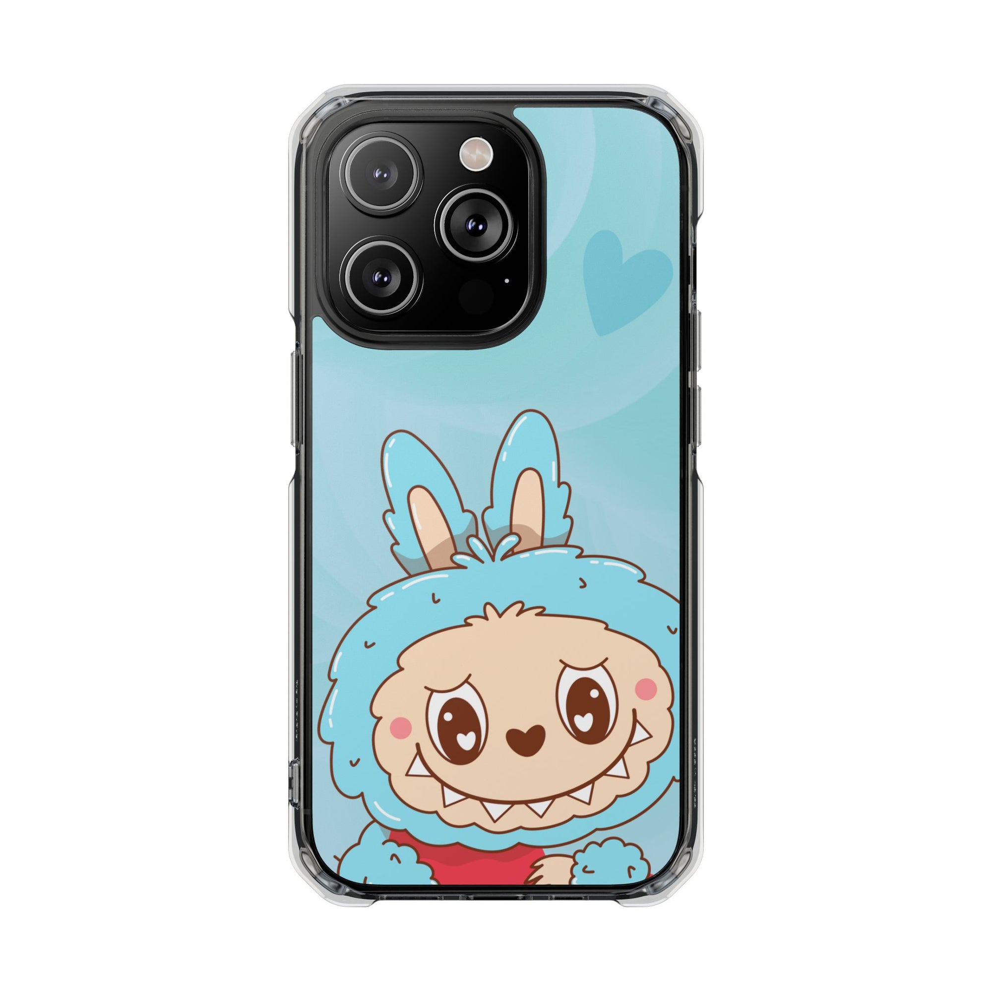 Labubu blau iPhone Handyhülle - magnetisch