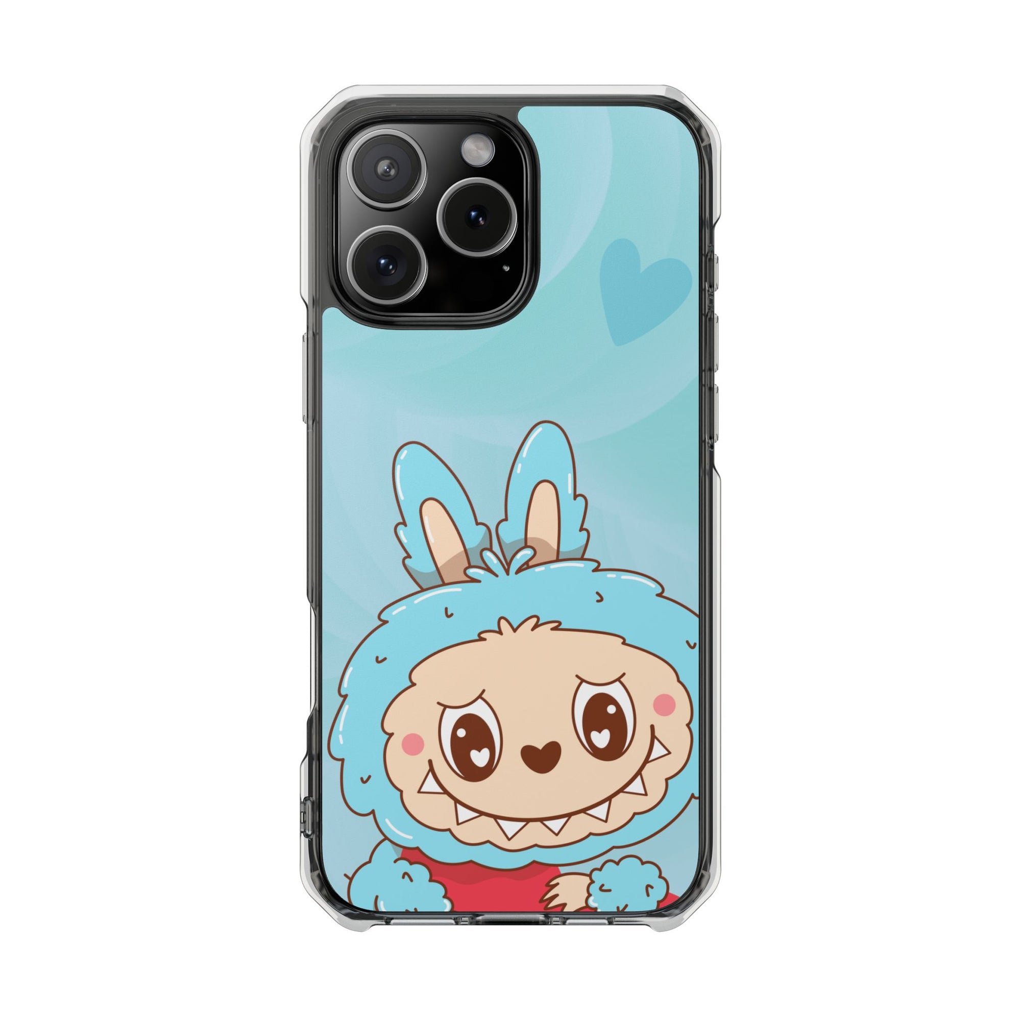 Labubu blau iPhone Handyhülle - magnetisch