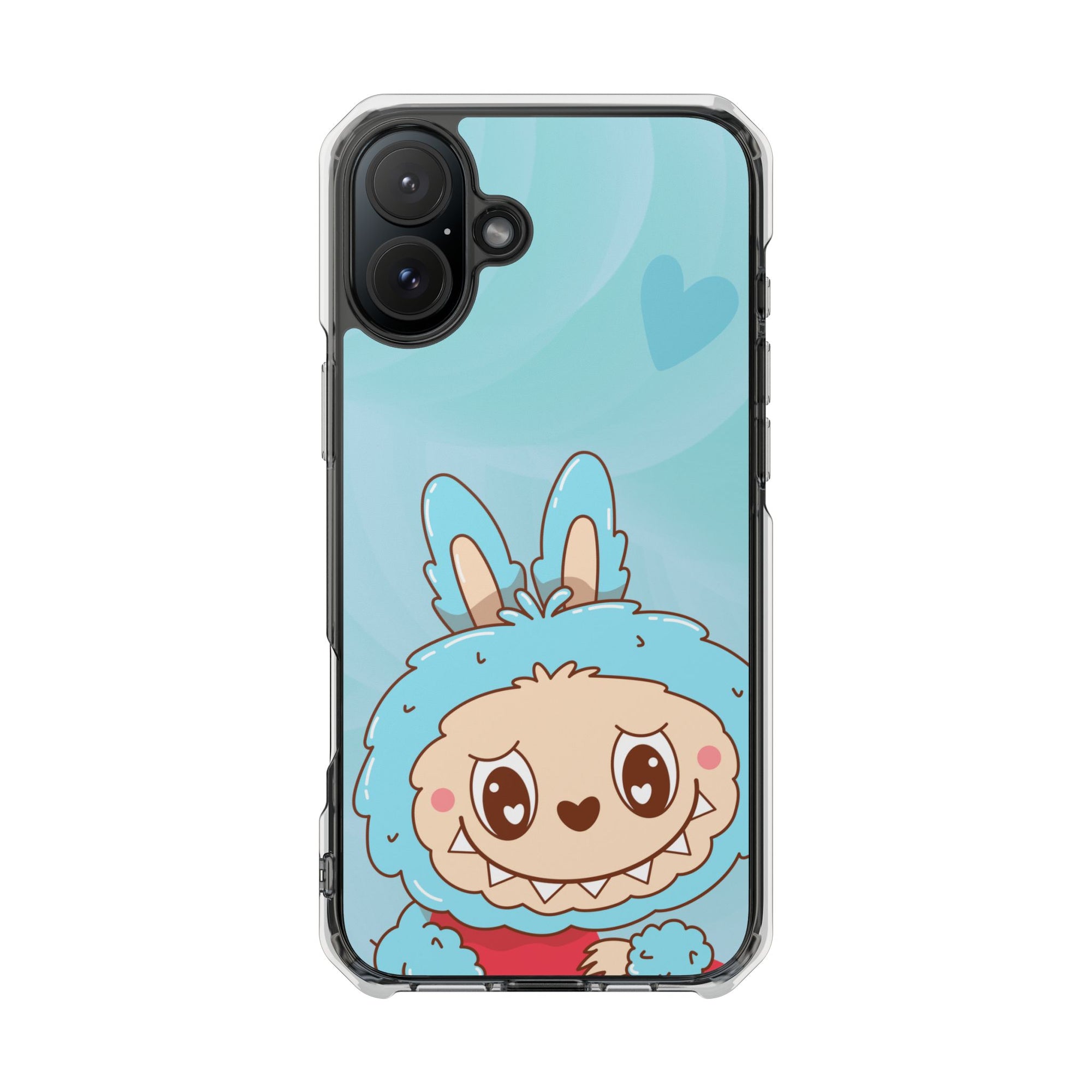 Labubu blau iPhone Handyhülle - magnetisch