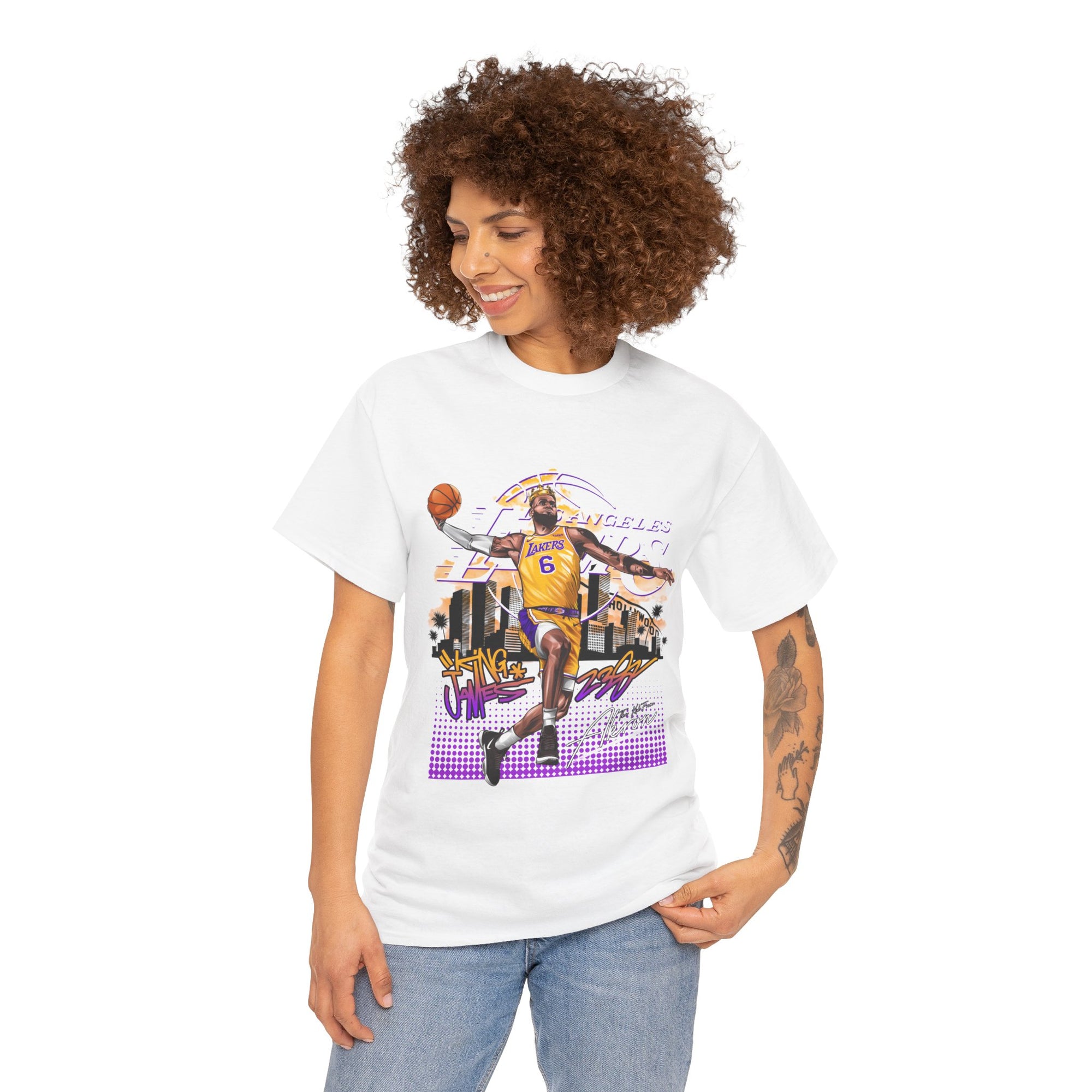 Lebron James NBA Heavy Cotton Tshirt