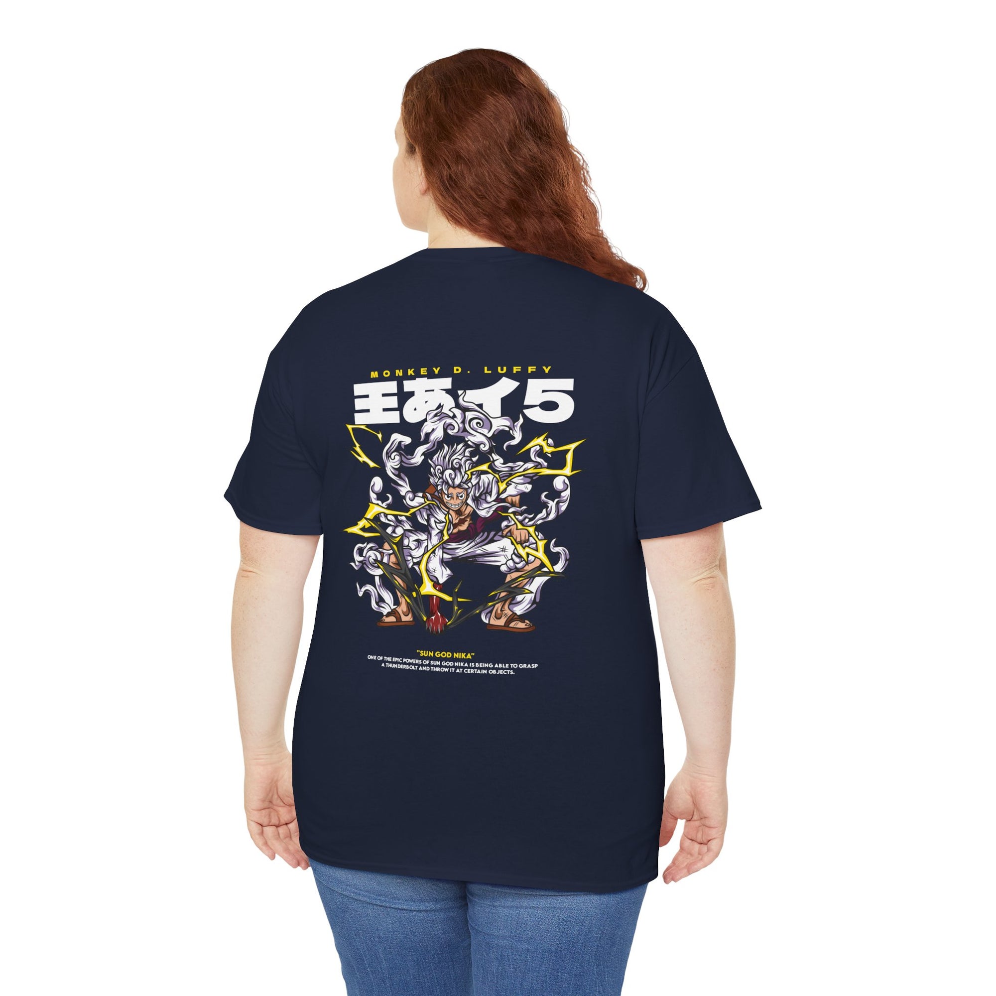 Luffy Gear 5 - One Piece Heavy Cotton T-Shirt