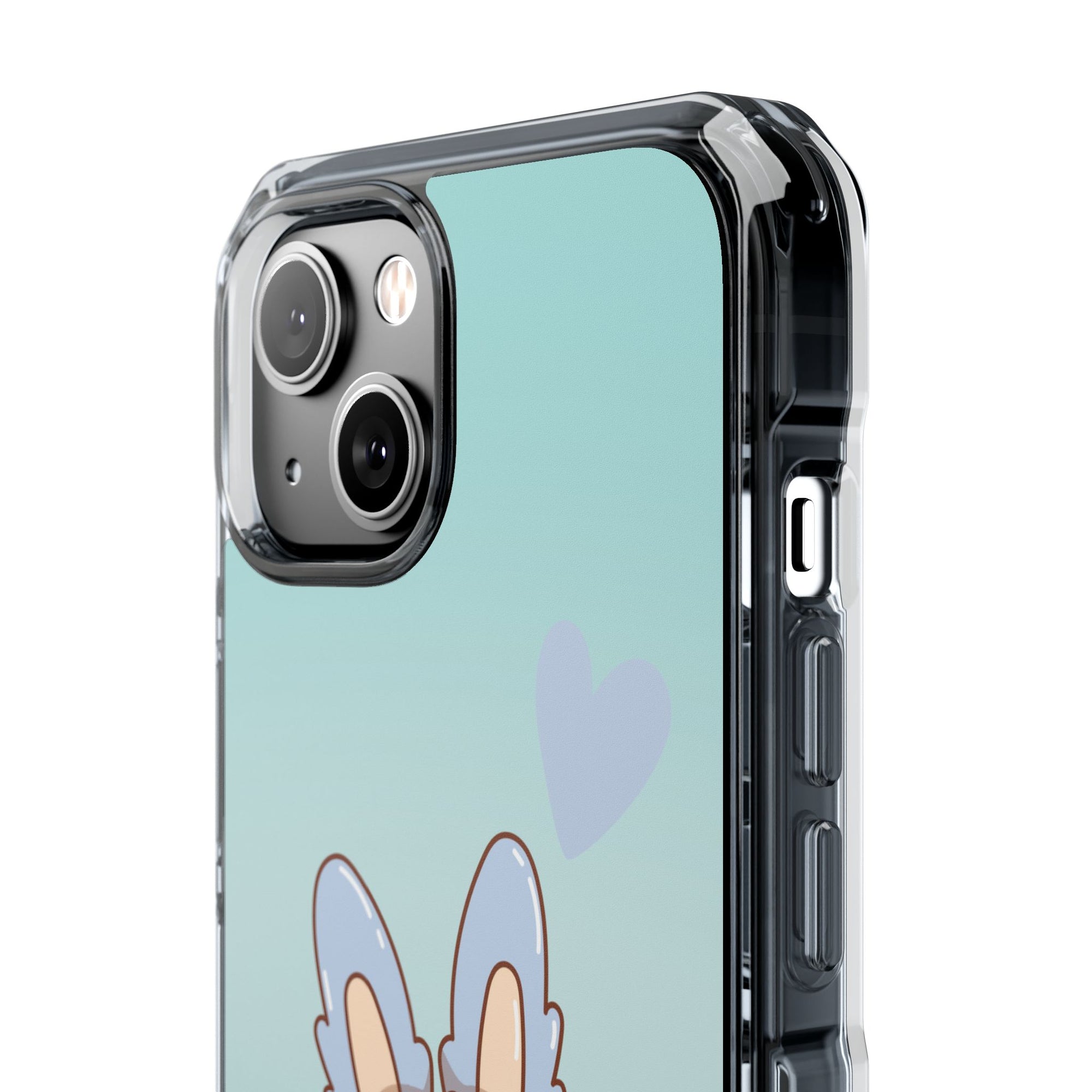 Labubu grau iPhone Handyhülle - magnetisch